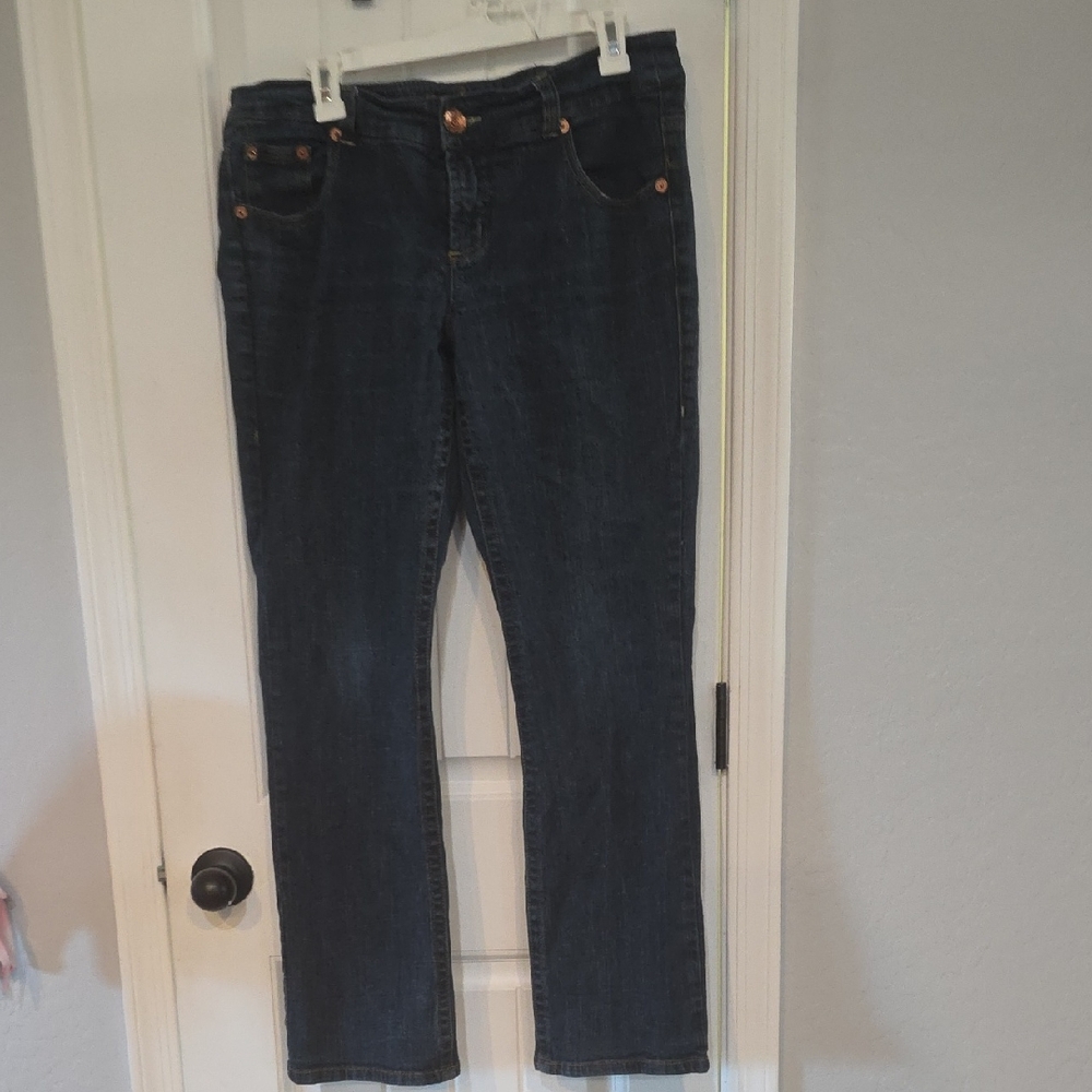 Freestyle Deep Indigo Straight Leg Women's Jeans